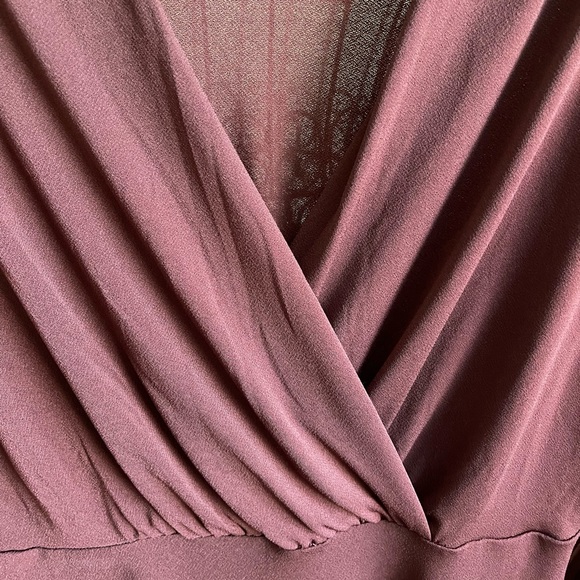 NEW! H&M Berry Maroon Burgundy Stretchy Dress (size S, M, L, XL) - Picture 6 of 7